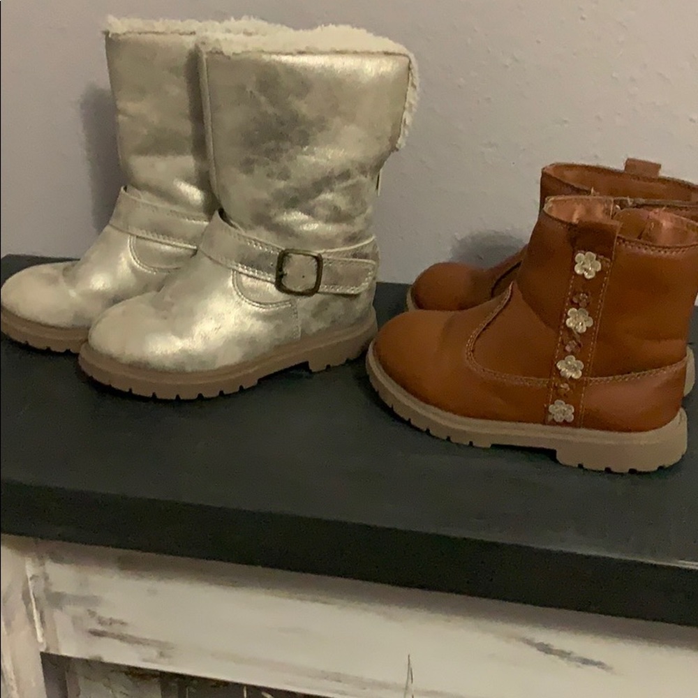 Two Pair of Toddler Boots